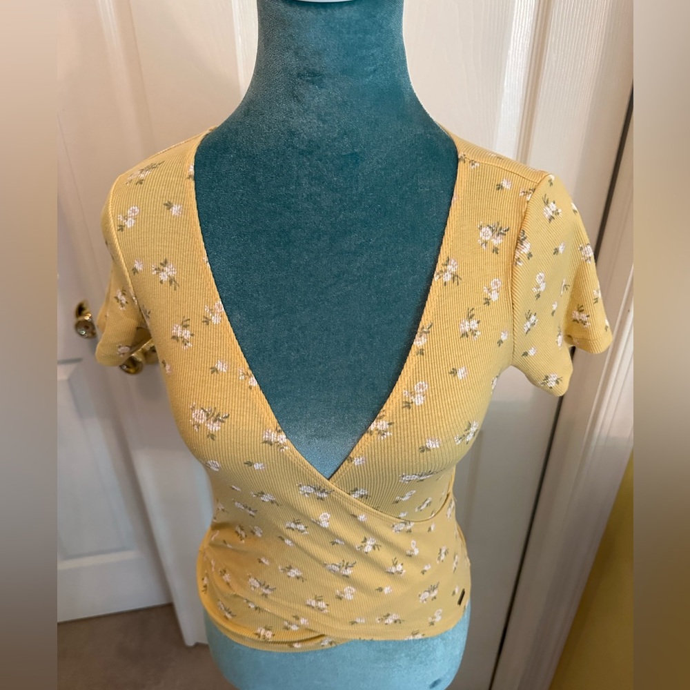 Hollister v-neck baby tee - Picture 2 of 6